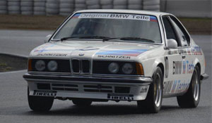 White BMW E24 Track Car