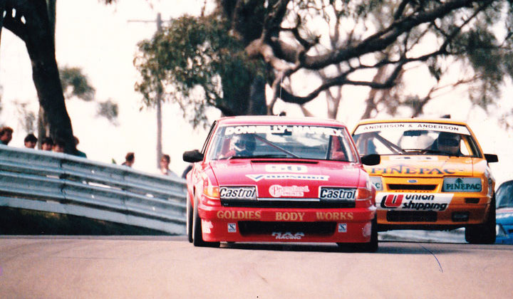 Simon Harrex driving Rover at Bathurst 1986
